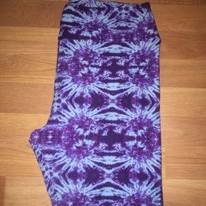LuLaRoe tie dye look leggings